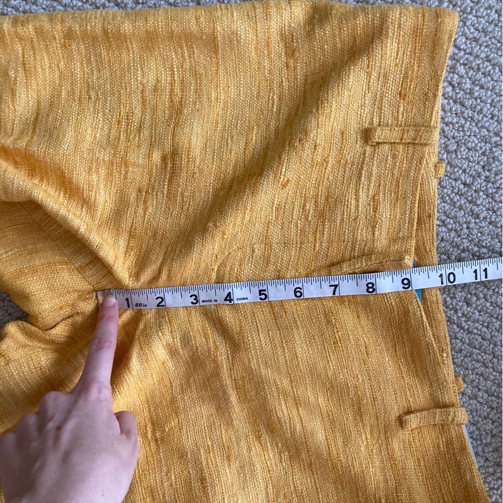 NEW J. McLaughlin Keller Relaxed Fit Clasp Fly Pant Trousers Marigold Size 4 NWT - Picture 7 of 12